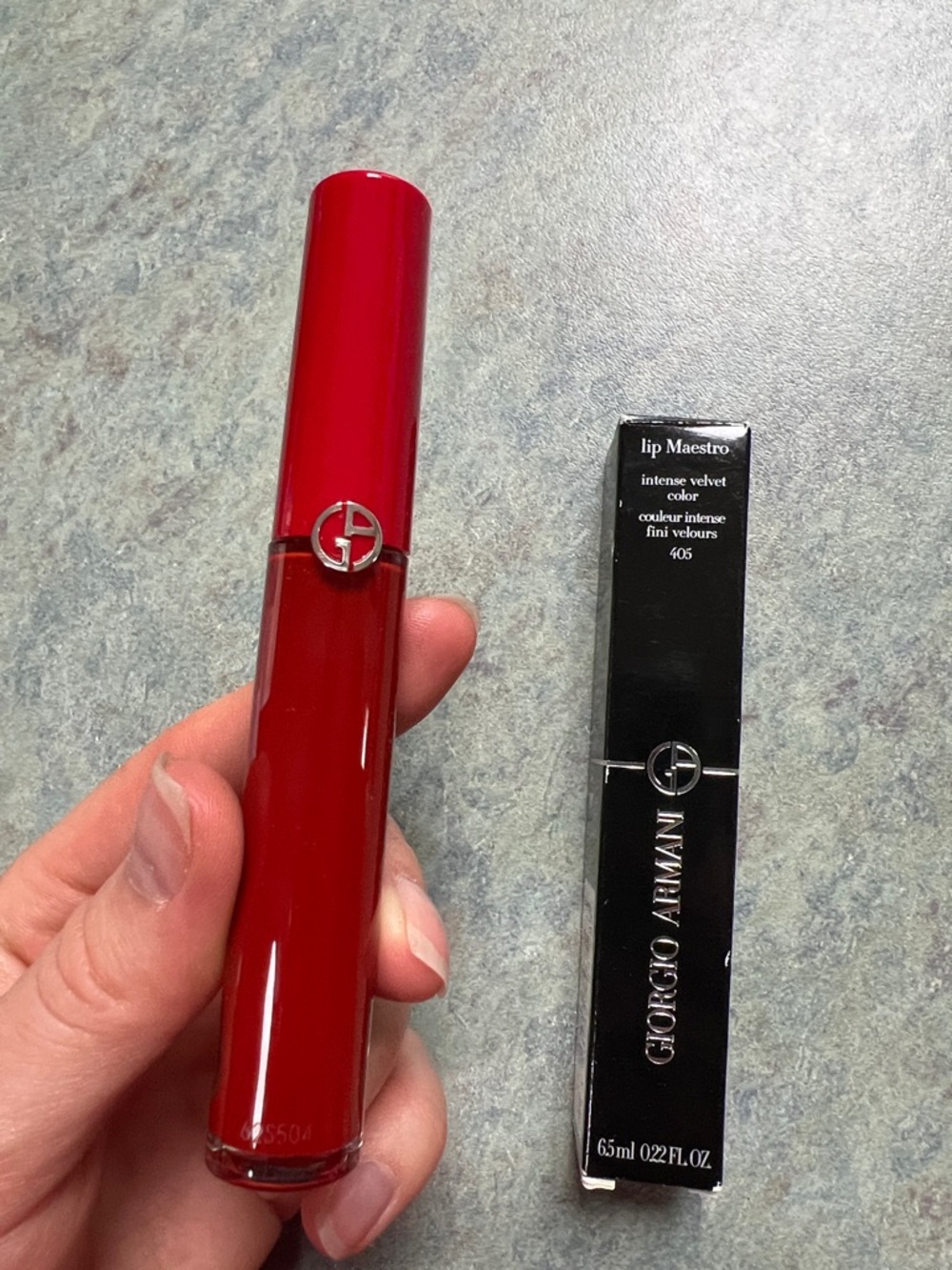 Giorgio Armani Lip Maestro Velvet Liquid Lipstick - 405 sultan